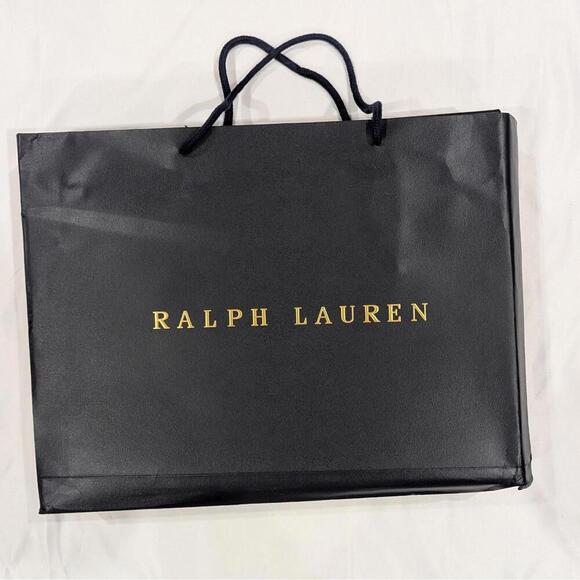 Ralph Lauren Purple Label Terry-Cloth Camp Shirt Navy Men’s L Short Sleeve - Picture 4 of 15